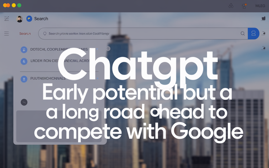 ChatGPT Search: Early Potential but a Long Road Ahead to Compete with Google