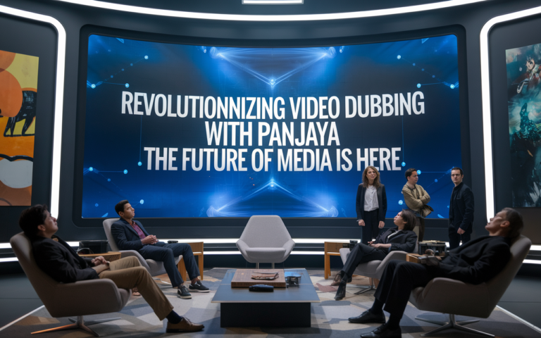 Revolutionizing Video Dubbing with Panjaya The Future of Media Is Here