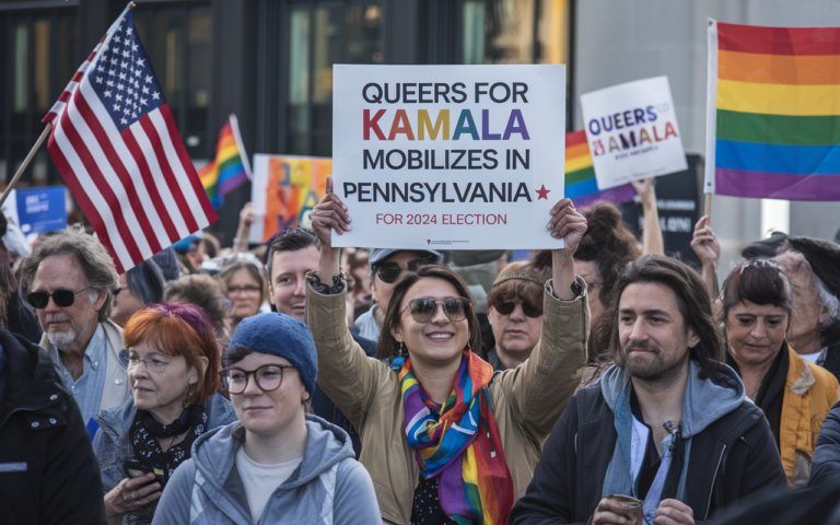 The Power of Passion: Queers for Kamala Mobilizes in Pennsylvania for 2024 Election