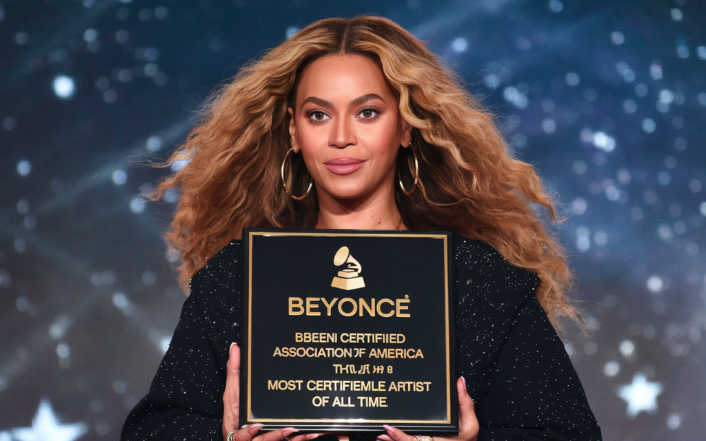 Beyoncé Makes History as the Most RIAA-Certified Female Artist of All Time