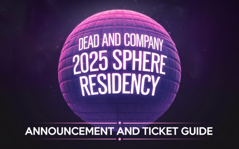 Dead and Company 2025 Sphere Residency Announcement and Ticket Guide