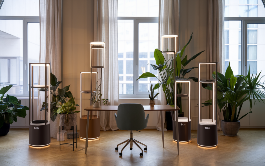 LG’s Innovative Plant Lamps Redefining Urban Indoor Gardening