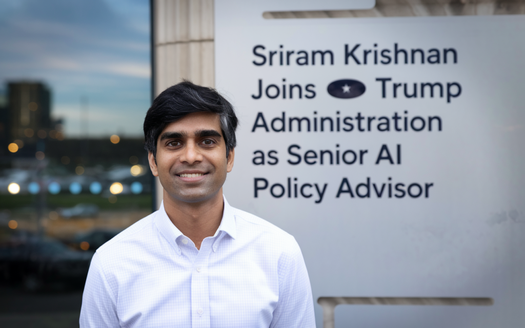 Sriram Krishnan Joins Trump Administration as Senior AI Policy Advisor