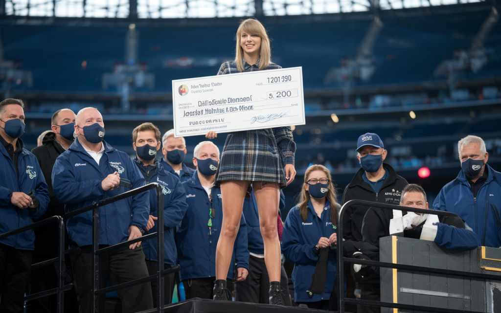 Taylor Swift Celebrates Success by Distributing 7 Million in Crew Bonuses