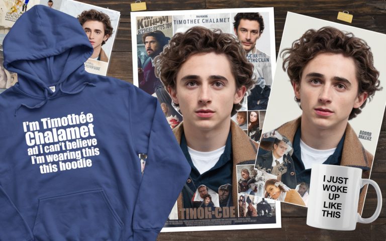 Timothée Chalamet’s Fan-Made Merchandise: A Celebration of Style and Adoration