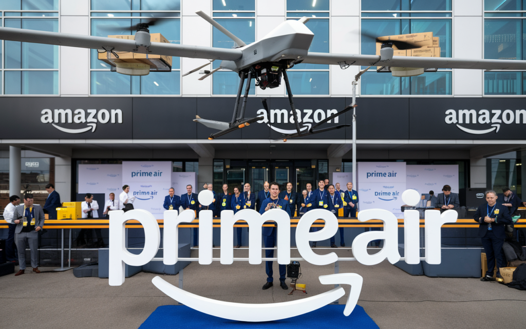 Amazon Launches Prime Air Drone Delivery Service in Darlington UK