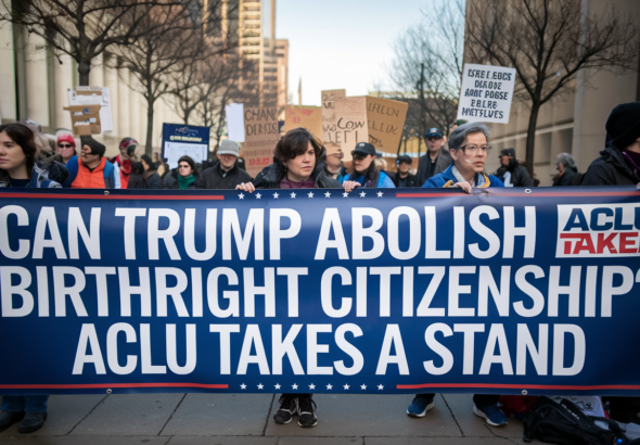 Can Trump Abolish Birthright Citizenship ACLU Takes a Stand