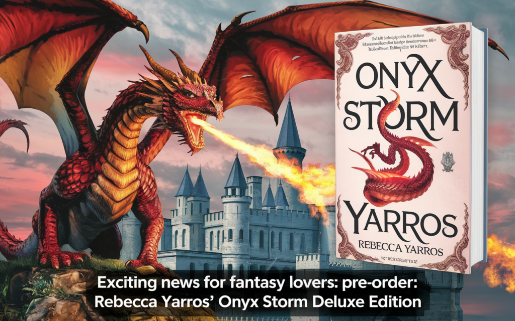 Exciting News for Fantasy Lovers Pre-order Rebecca Yarros Onyx Storm Deluxe Edition