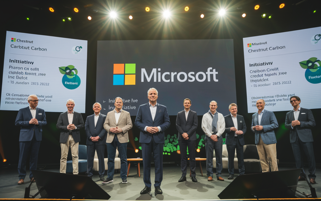 Microsoft’s Carbon Credit Initiative with Chestnut Carbon Aiming for a Sustainable Future