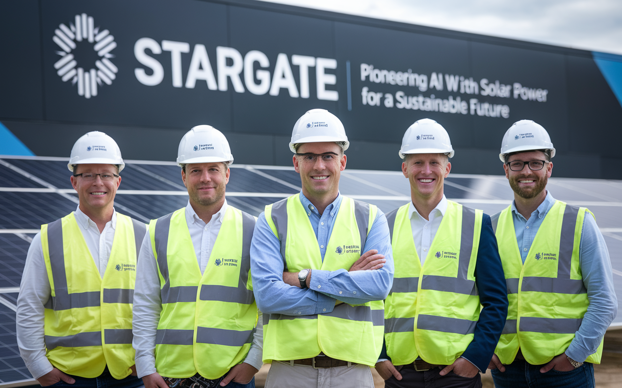 Stargate Joint Venture: Pioneering AI with Solar Power for a Sustainable Future