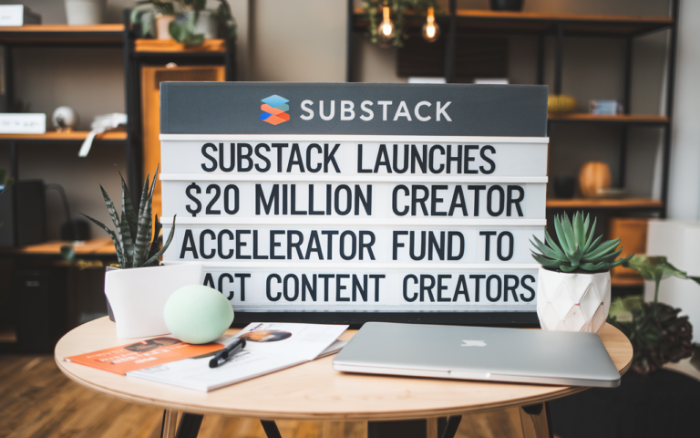 Substack Launches  Million Creator Accelerator Fund to Attract Content Creators