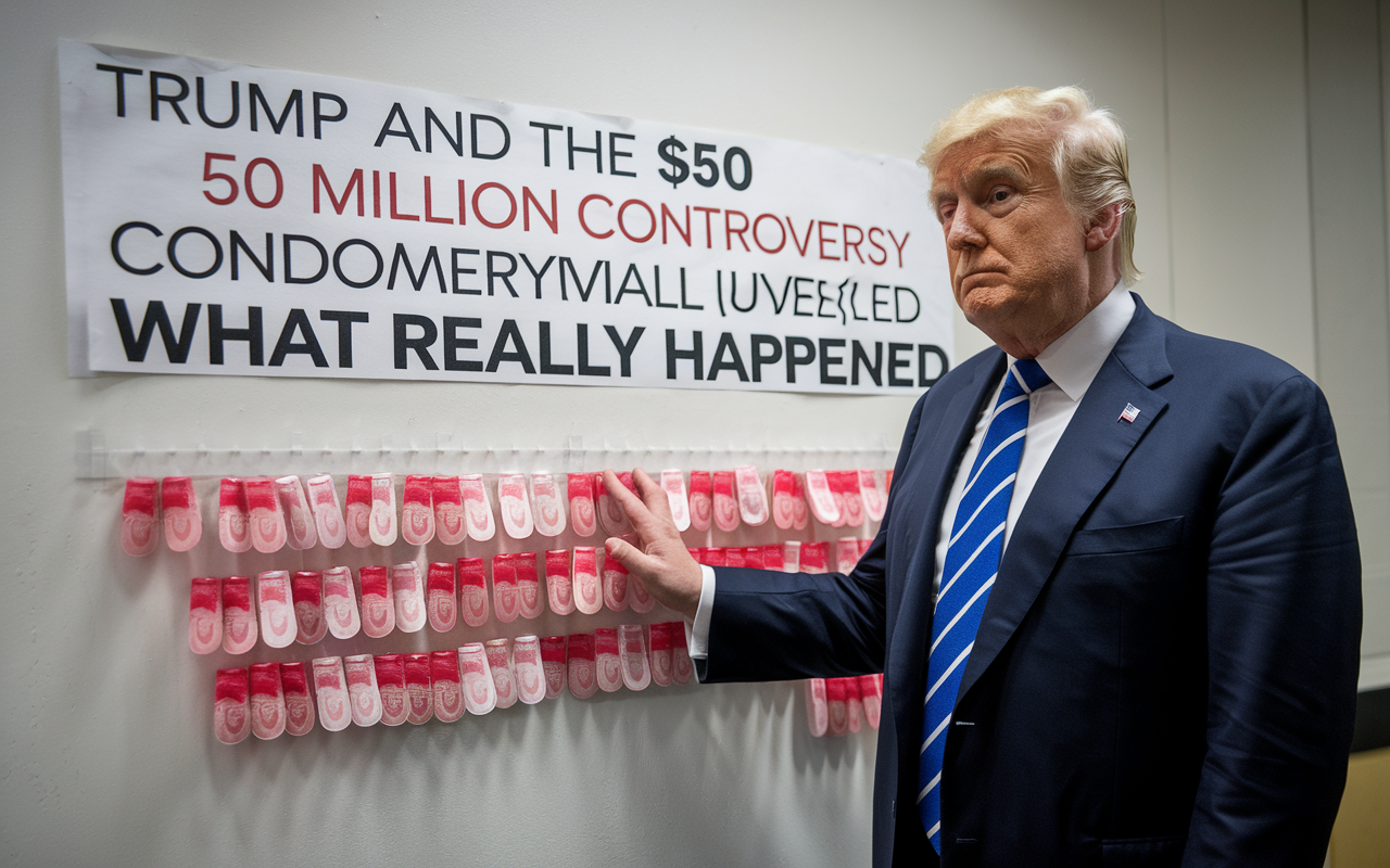 Trump and the  Million Condom Controversy Unveiled What Really Happened
