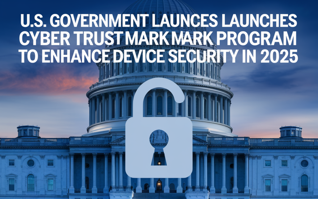 U.S. Government Launches Cyber Trust Mark Program to Enhance Device Security in 2025