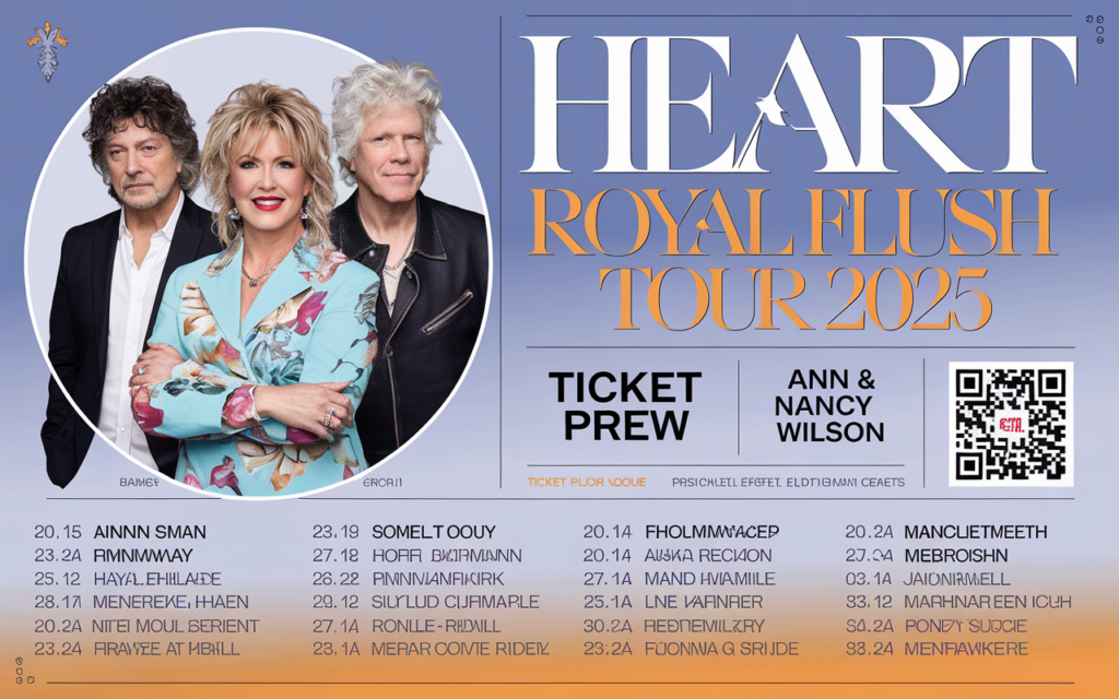 Heart Royal Flush Tour 2025 Ticket Information and Pricing Guide