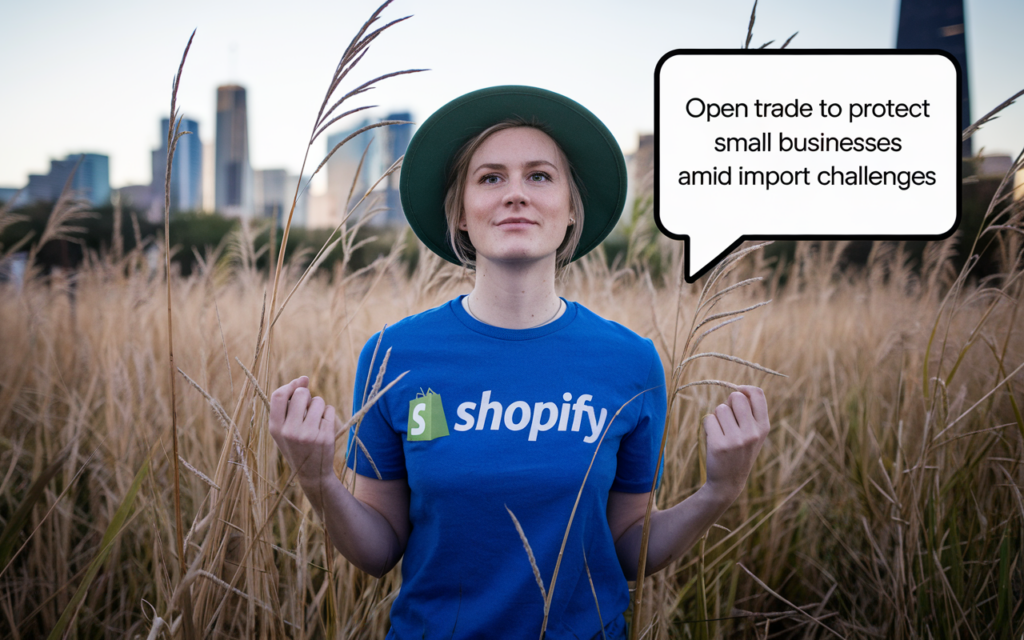 Shopify Champions Open Trade to Protect Small Businesses Amid Import Challenges