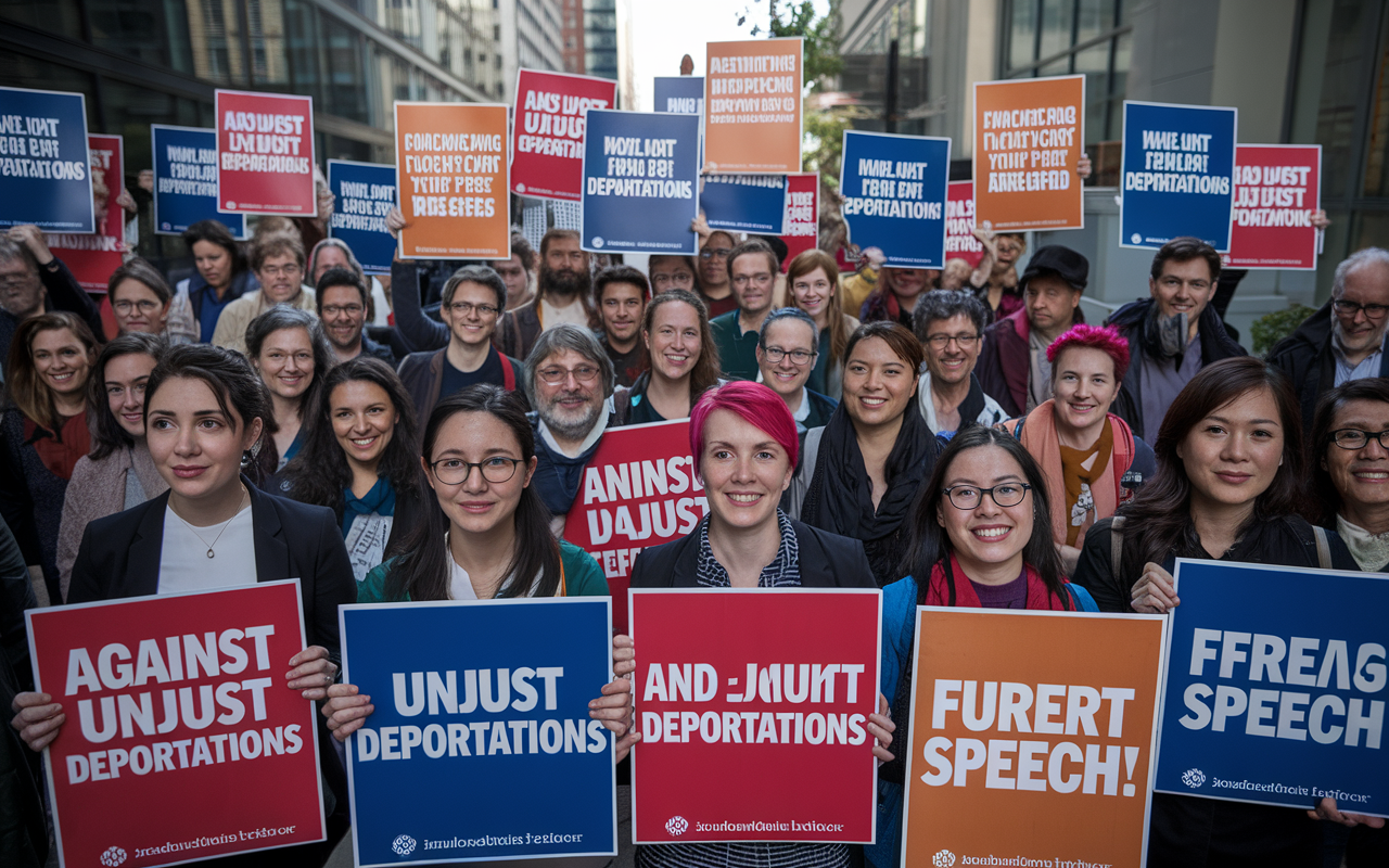 Academics Unite Against Unjust Deportations A Bold Stand for Free Speech