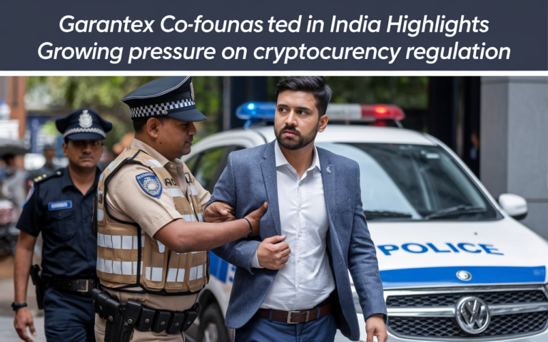 Garantex Co-founder Arrested in India Highlights Growing Pressure on Cryptocurrency Regulation