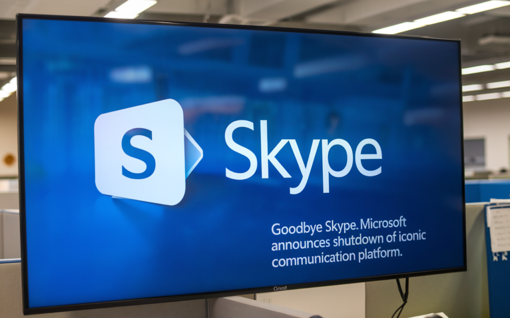 Goodbye Skype Microsoft Announces Shutdown of Iconic Communication Platform