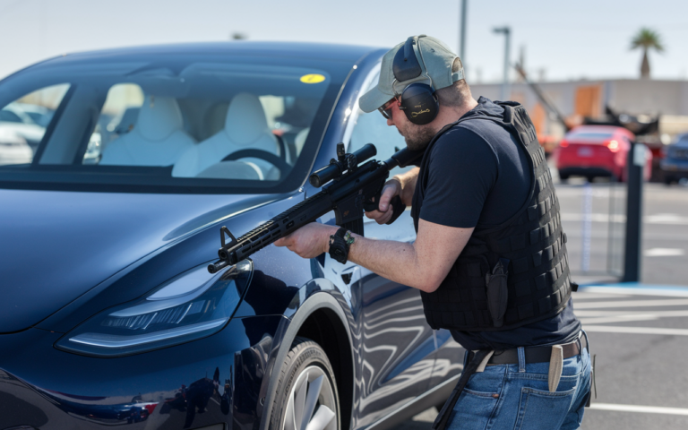 Tesla Collision Center Attack: A Disturbing Incident in Las Vegas