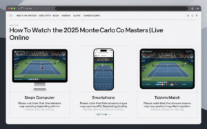 How to Watch the 2025 Monte Carlo Masters Live Online Guide