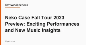 Neko Case Fall Tour 2023 Preview: Exciting Performances and New Music Insights
