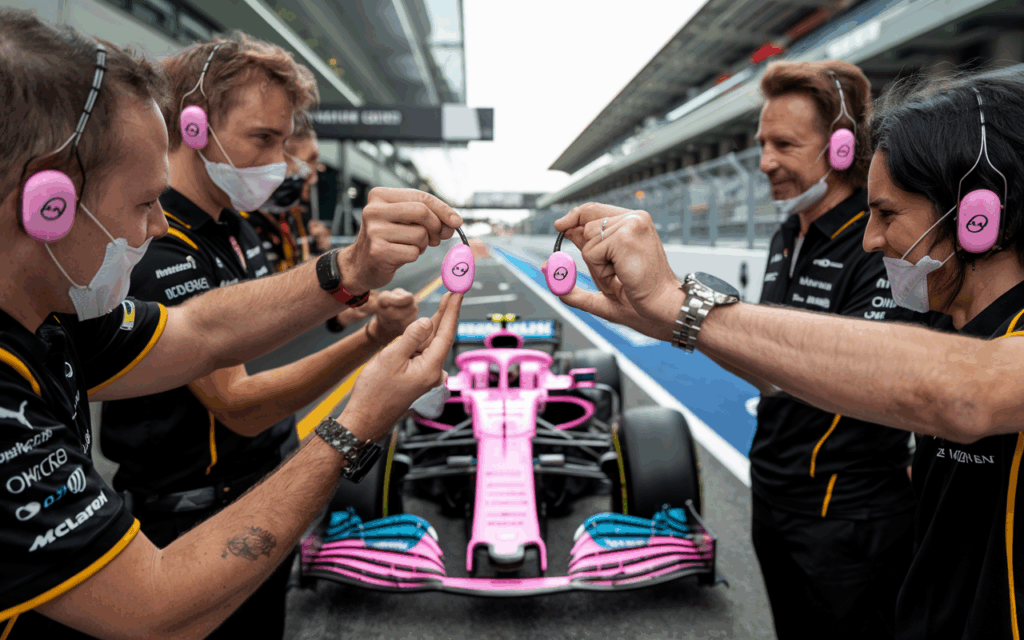 McLaren F1 Unveils Limited-Edition Loop Earplugs for Race Day Comfort and Style