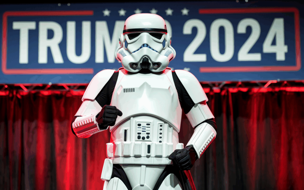 Trump’s Star Wars Cosplay and the Dark Side of Political Messaging