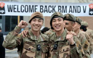 BTS Members RM and V Celebrate Discharge from Military Service and Anticipate Exciting Comeback