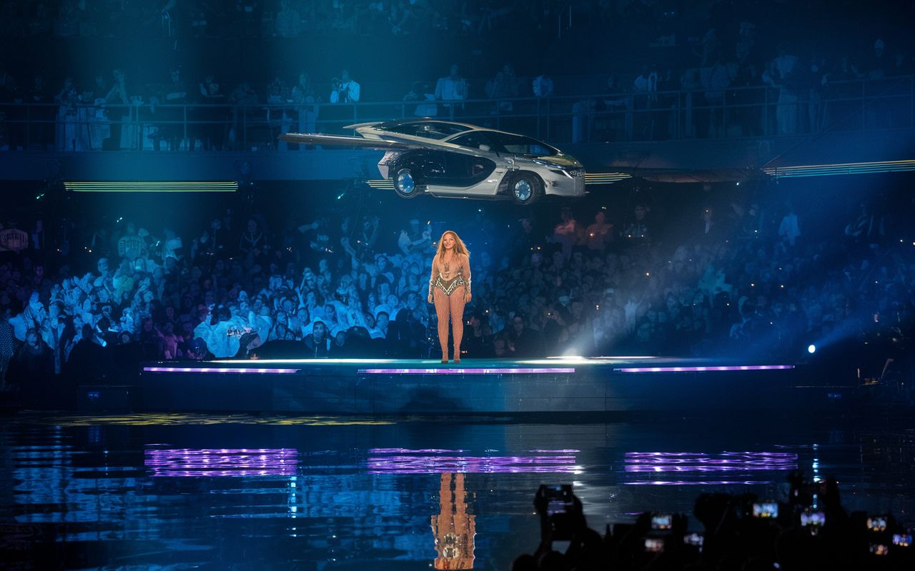 Beyoncé's Flying Car Malfunction Creates Memorable Concert Moment in ...
