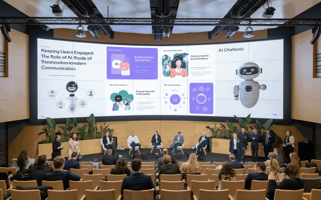 Keeping Users Engaged: The Role of AI Chatbots in Modern Communication