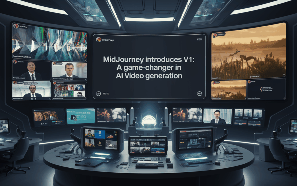 Midjourney Introduces V1: A Game-Changer in AI Video Generation