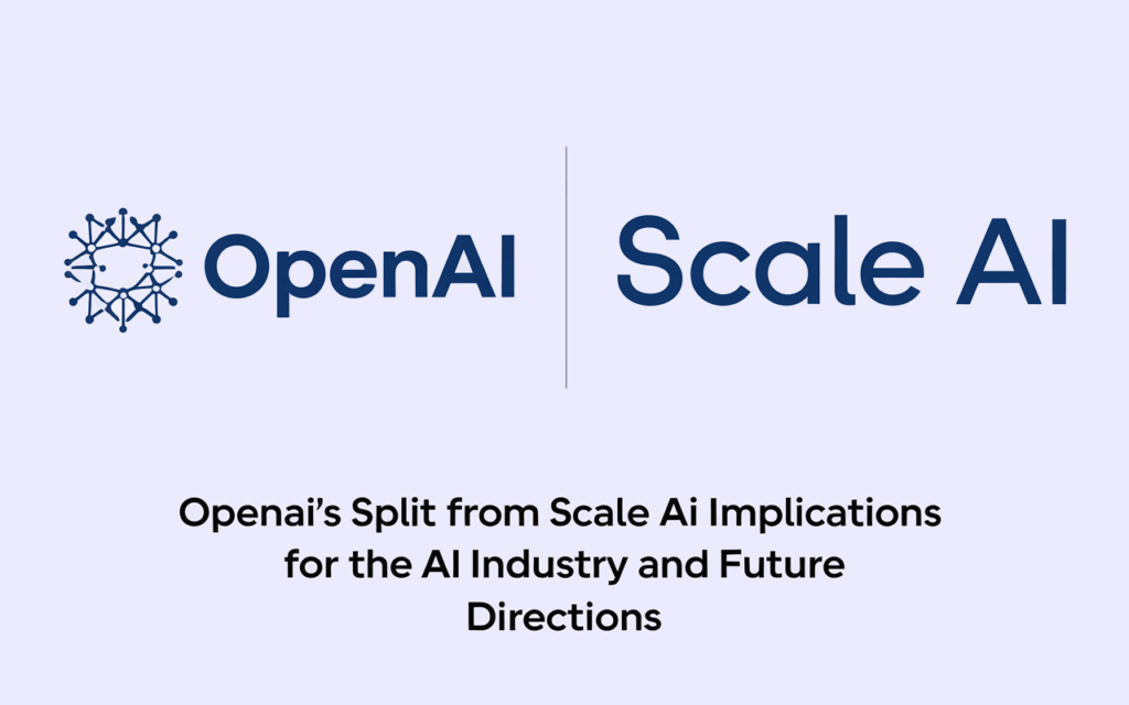 OpenAI’s Split from Scale AI: Implications for the AI Industry and Future Directions