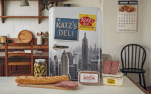 Rocco Super Smart Fridge A Retro Tribute to NYC and Katz’s Deli Pastrami