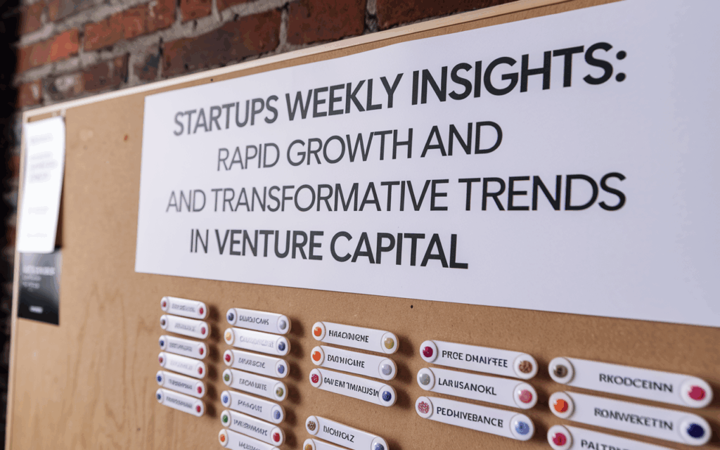Startups Weekly Insights: Rapid Growth and Transformative Trends in Venture Capital