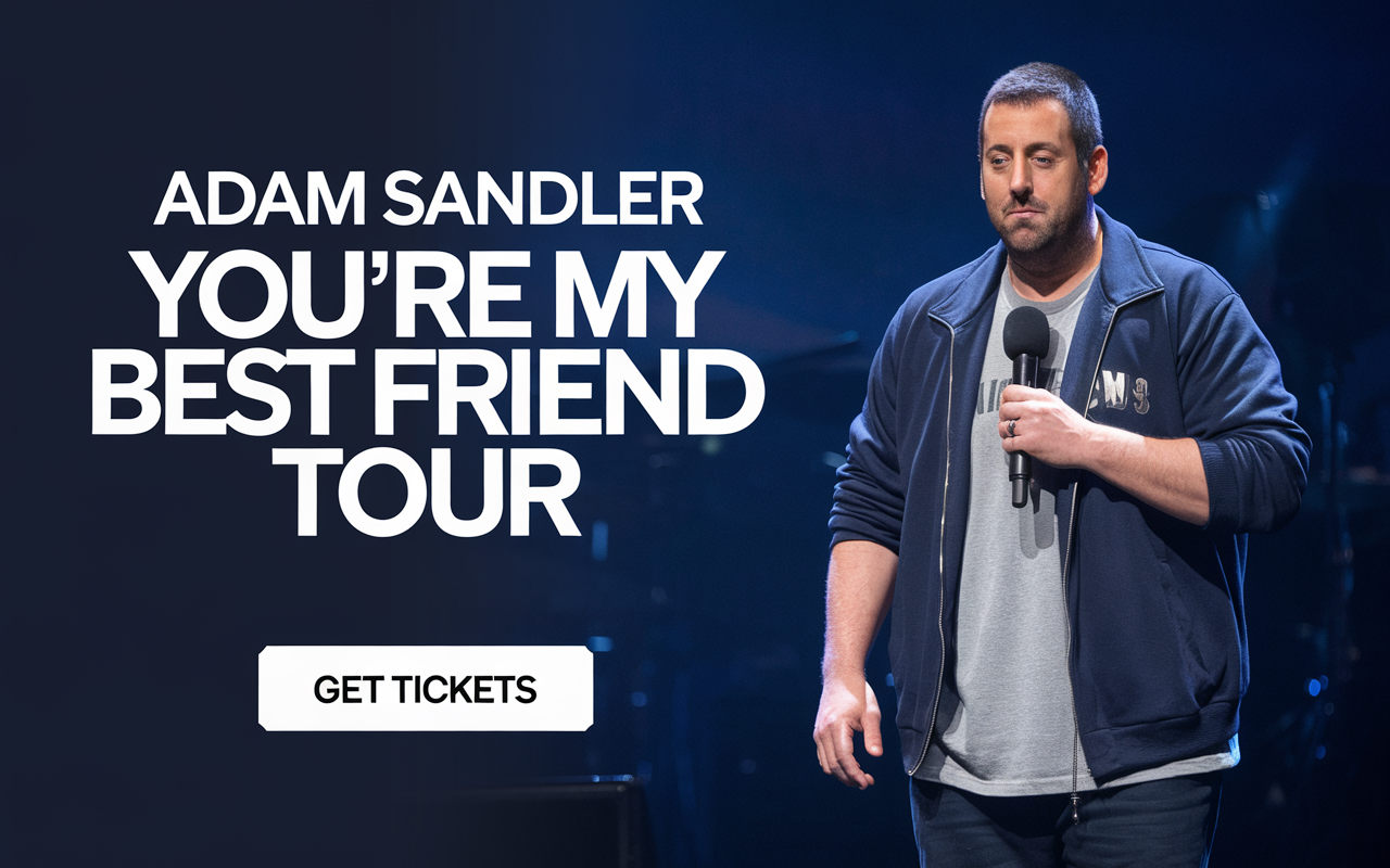 Adam Sandler bringing 'You're My Best Friend Tour' to JPJ Adam Sandler bringing 'You're My Best Friend Tour' to JPJ