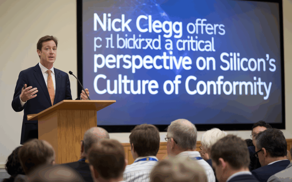 Nick Clegg Offers a Critical Perspective on Silicon Valley’s Culture of Conformity