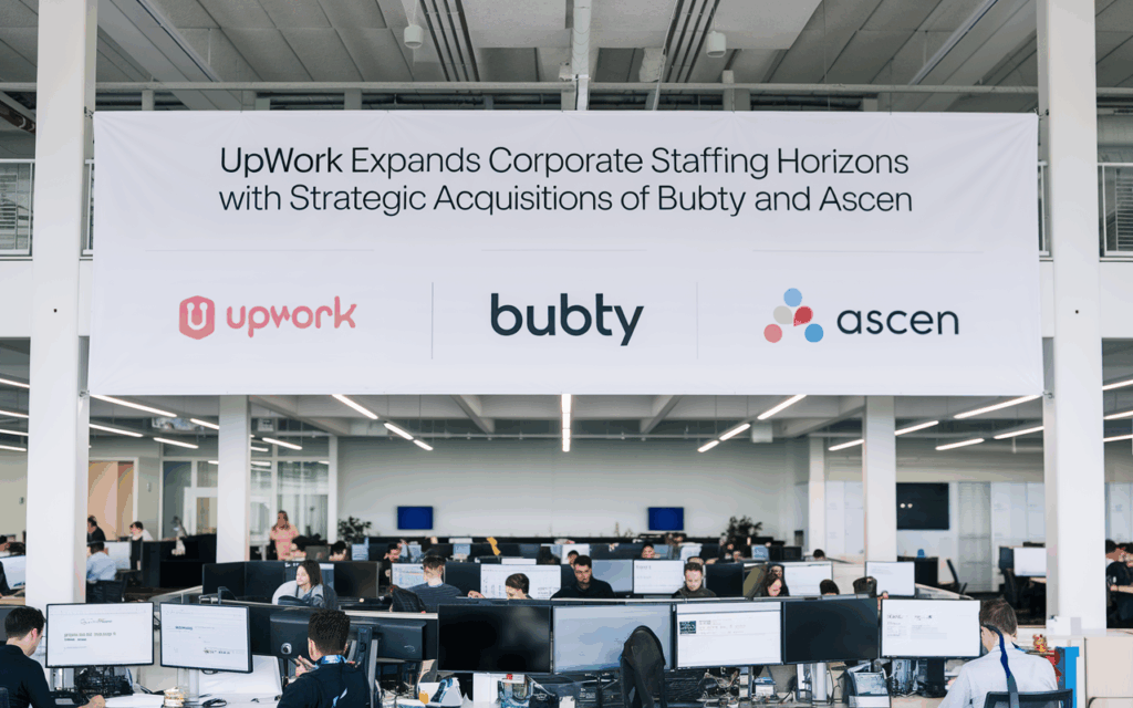 Upwork Expands Corporate Staffing Horizons with Strategic Acquisitions of Bubty and Ascen