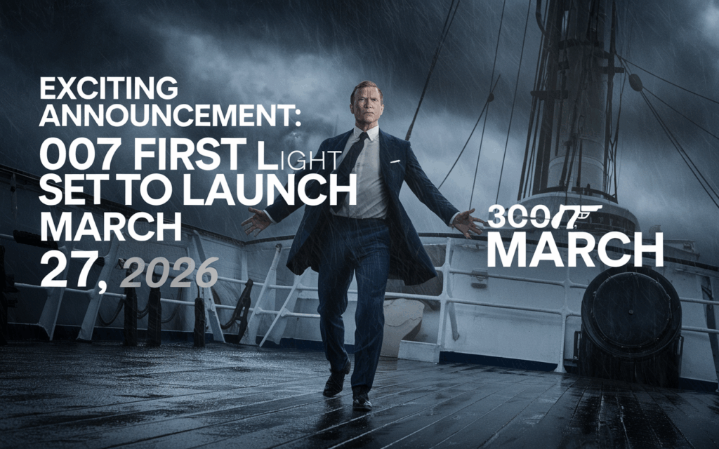 Exciting Announcement: 007 First Light Set to Launch March 27 2026