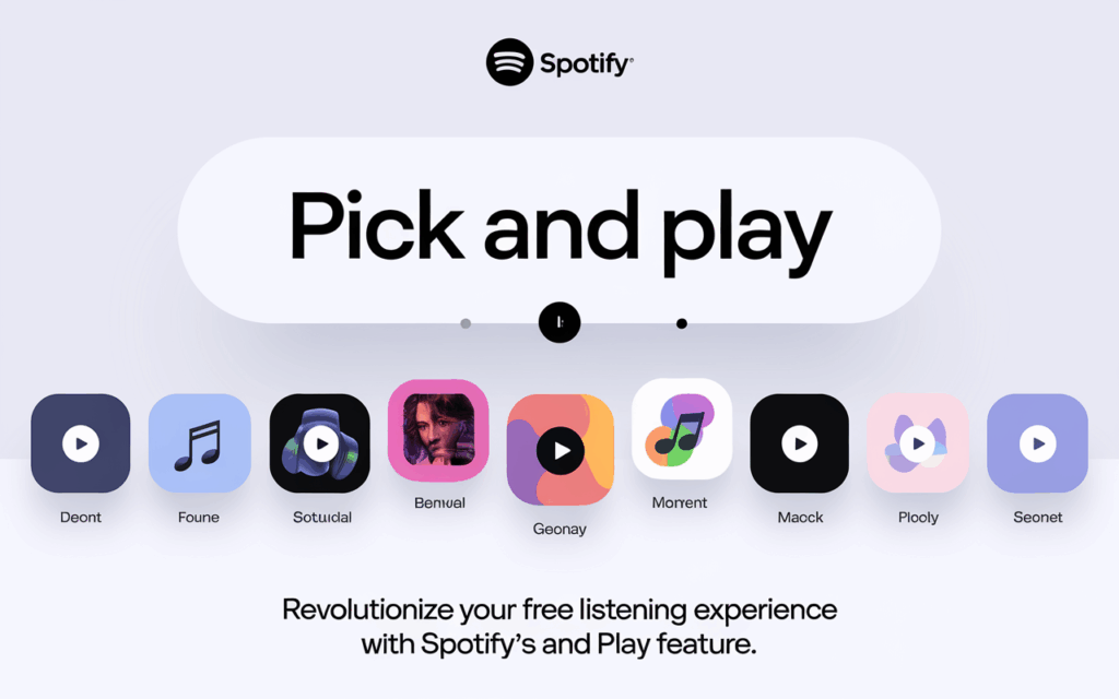 Spotify Revolutionizes Free Listening Experience with New Pick and Play Feature