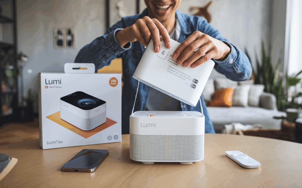 Unboxing the Lumi Max Portable Projector A Revolutionary Home Entertainment Solution