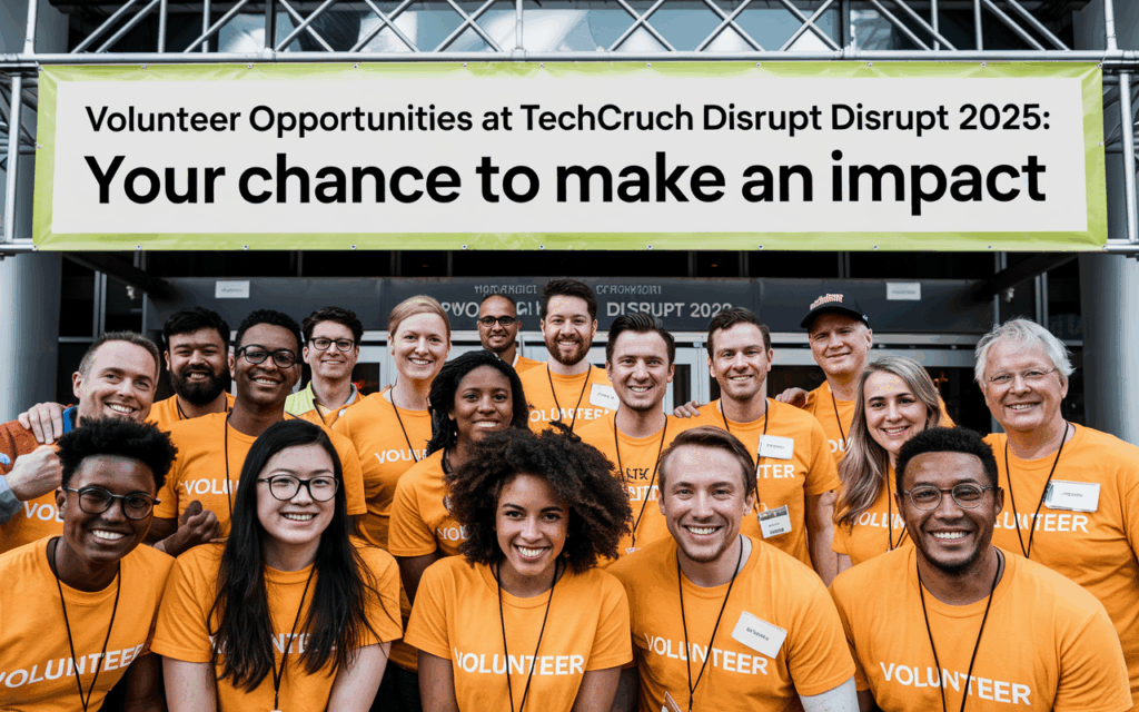 Volunteer Opportunities at TechCrunch Disrupt 2025: Your Chance to Make an Impact